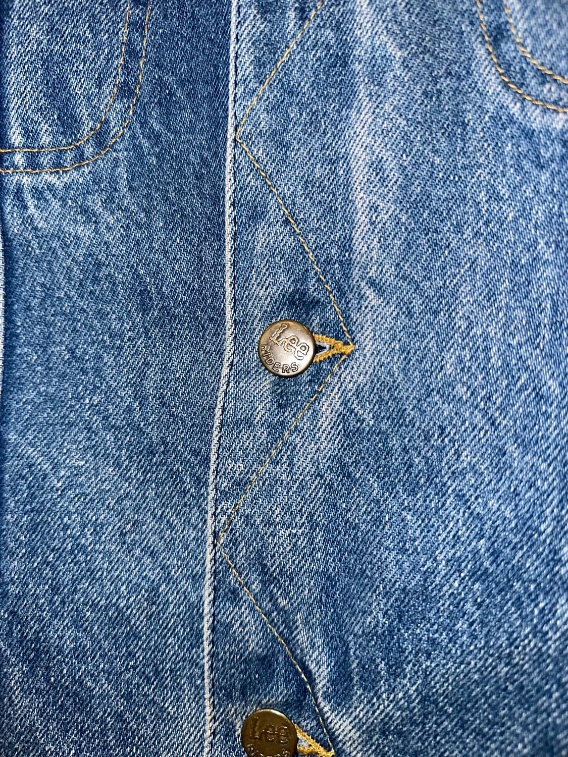 90’s Lee Rider denim blanket trucker JK 상품이미지7