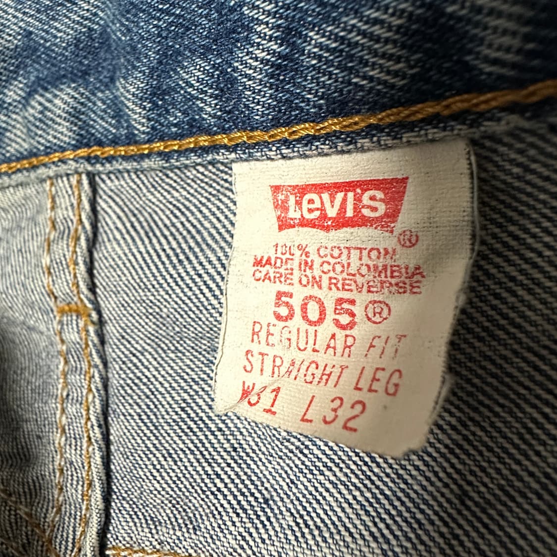 LEVI'S 505 90's vintage denum jeans 상품이미지4