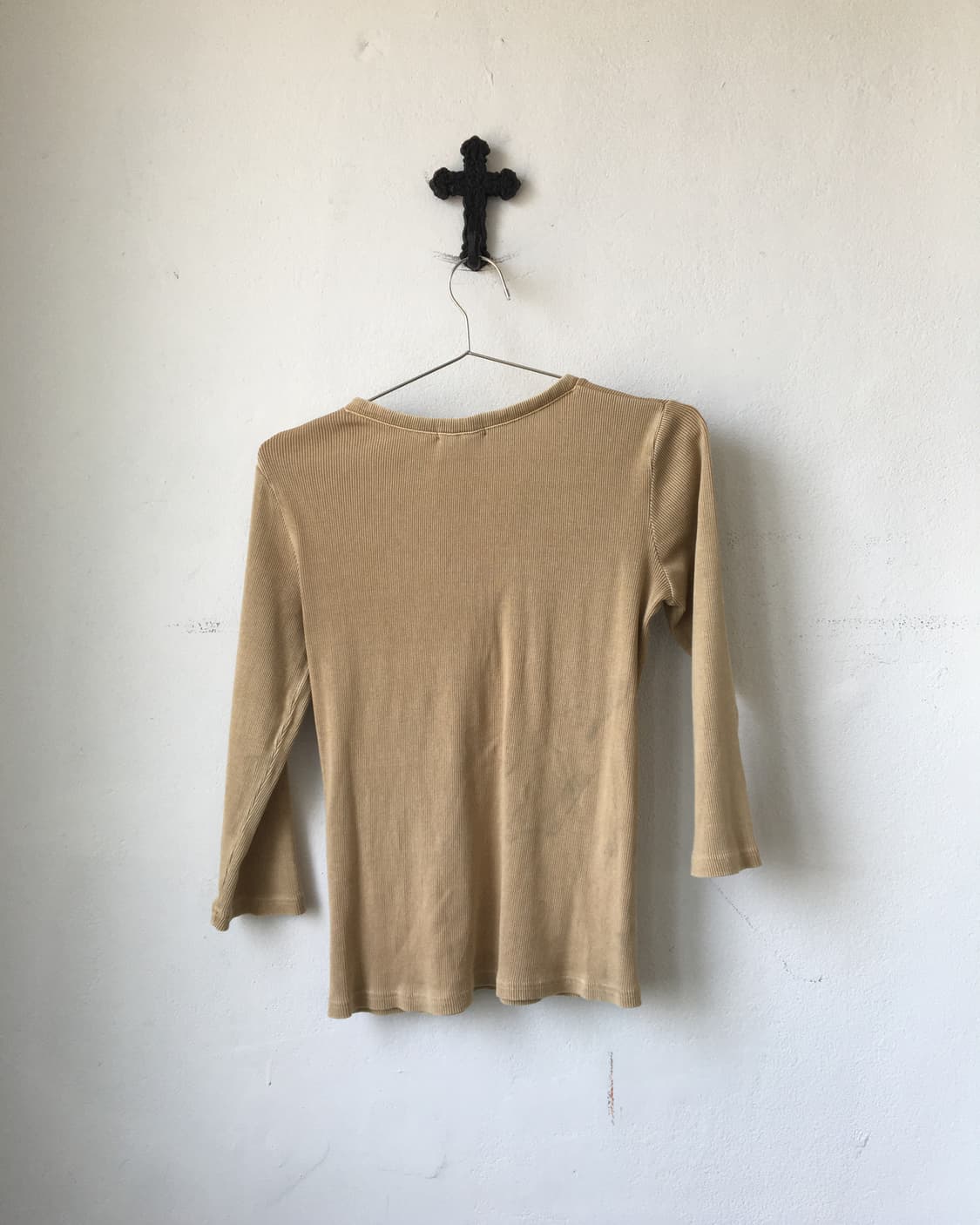 Sky bomber Henry neck ribbed sleeve 상품이미지3