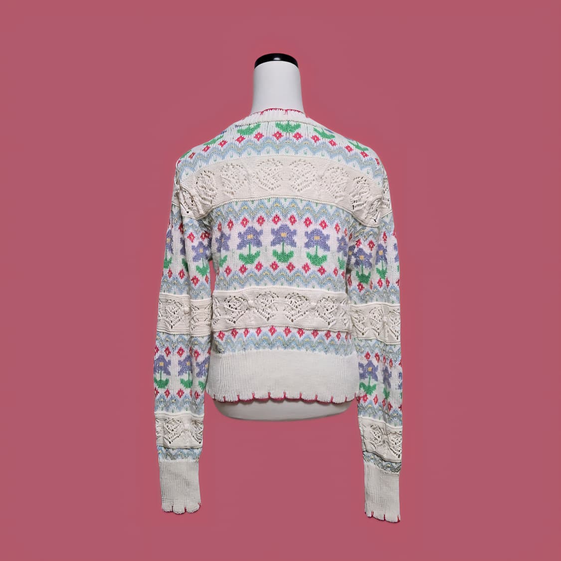 자라 코튼 플라워 가디건 (한혜진 착용) 상품이미지2