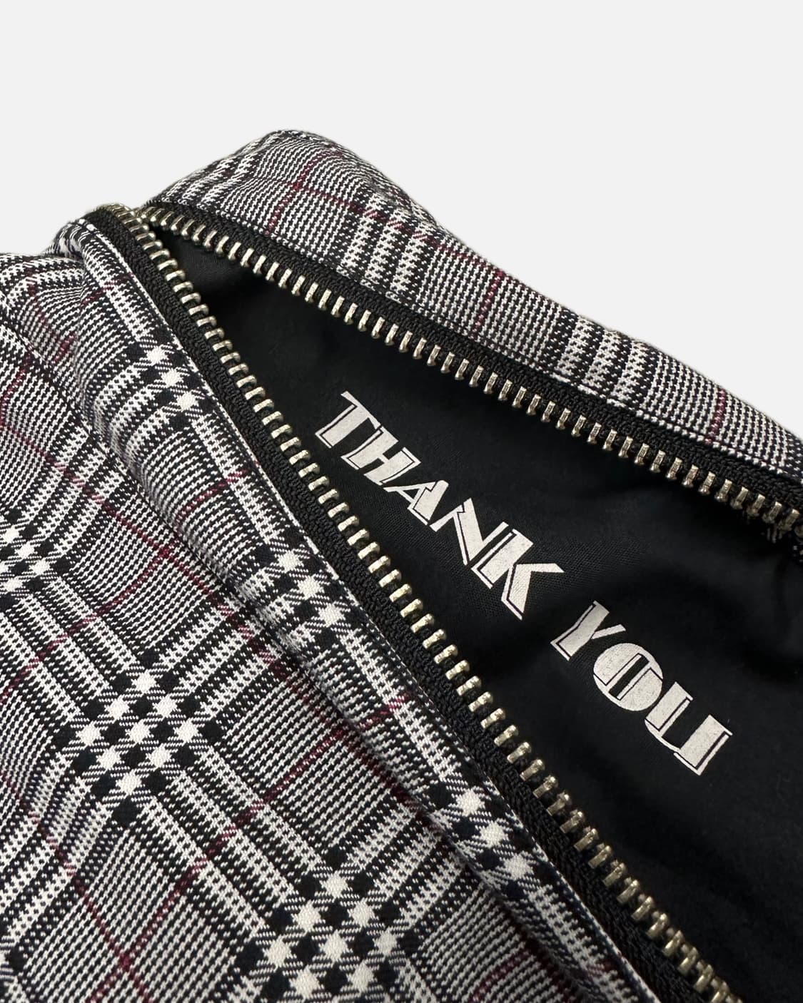PPFM zipper detail check rider jacket 상품이미지6