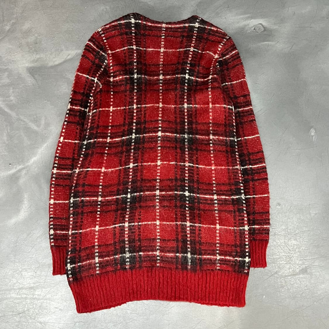  데님앤서플라이 체크 모헤어 가디건 y15942 상품이미지2