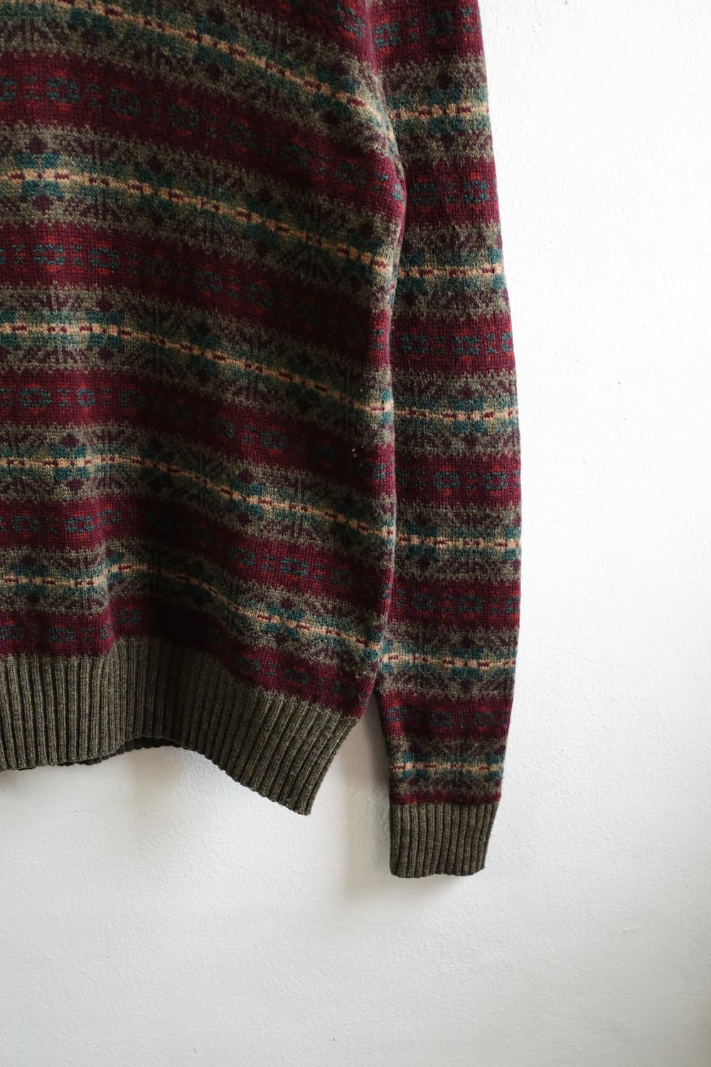 폴로 페어아일 브이넥 니트  상품이미지3