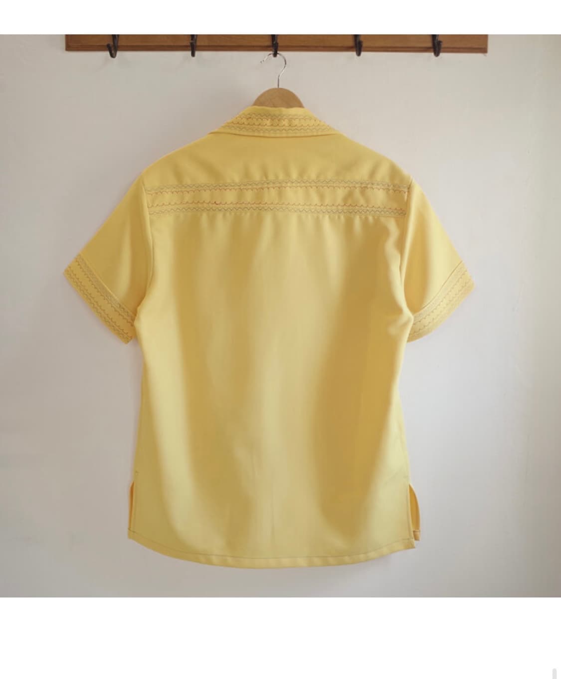 1960’s Hand Embroidered Haiti Shirt (yel 상품이미지3