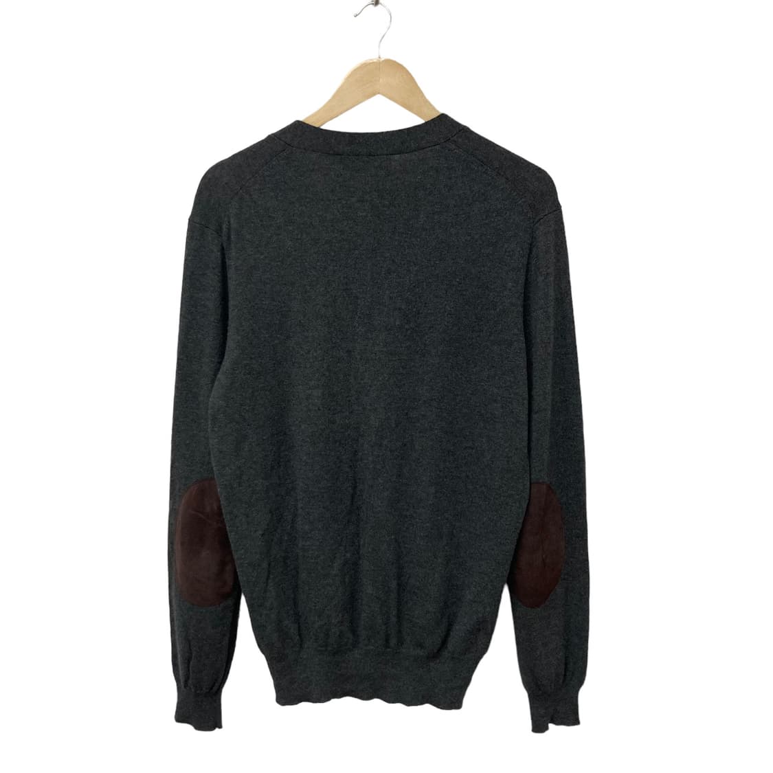 폴로 패치 그레이 가디건 상품이미지3