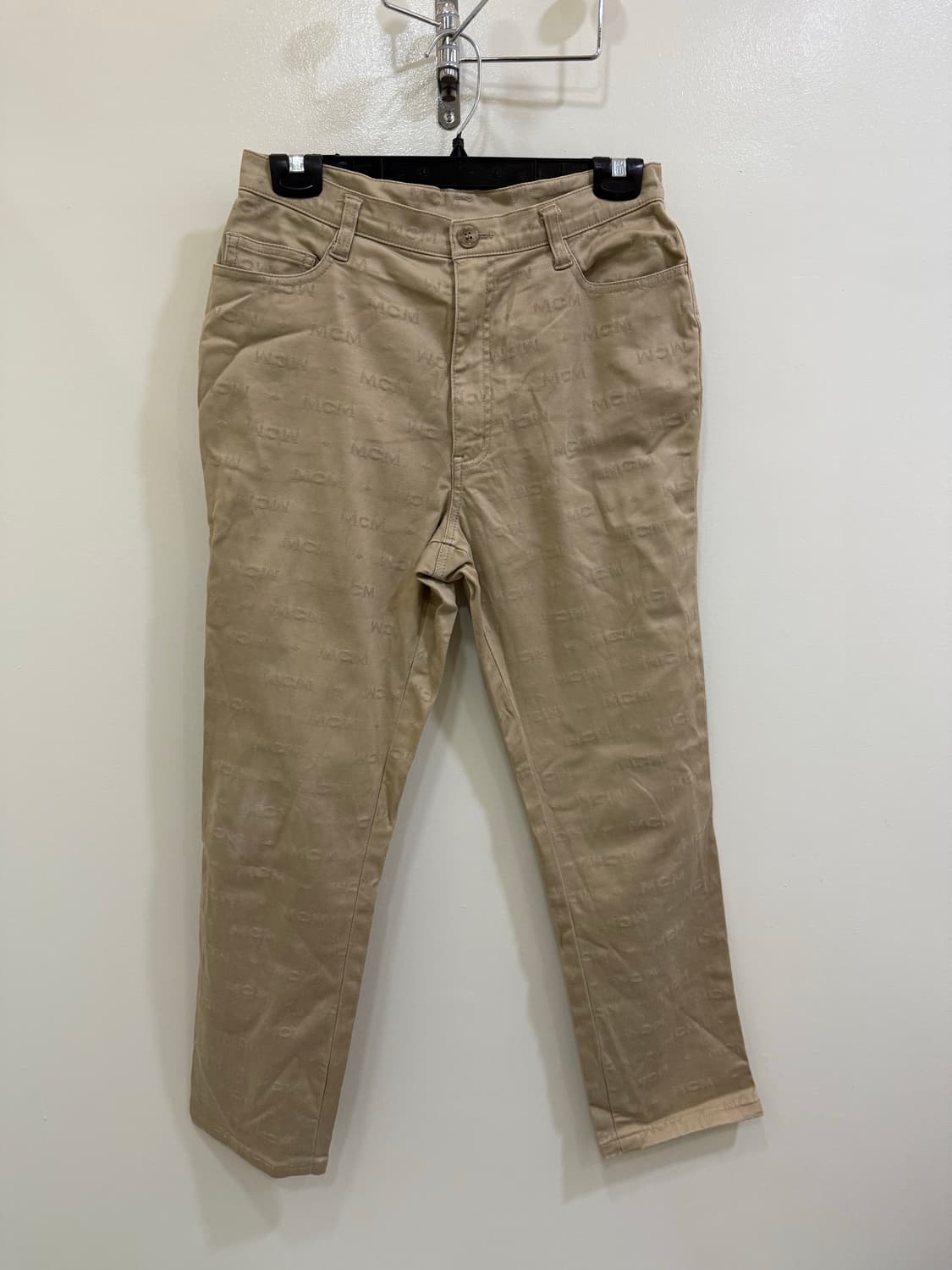 mcm 레제르 코튼 팬츠 정품 상품이미지1