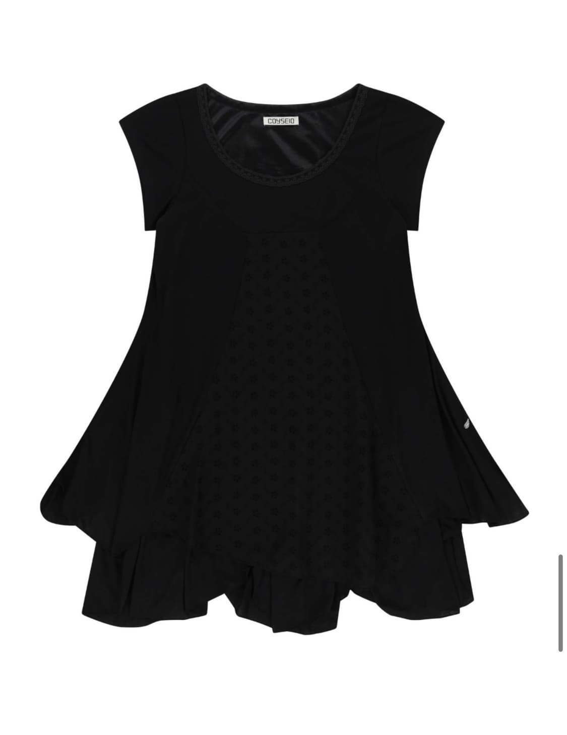 코이세이오 플라워 원피스 블랙 상품이미지1