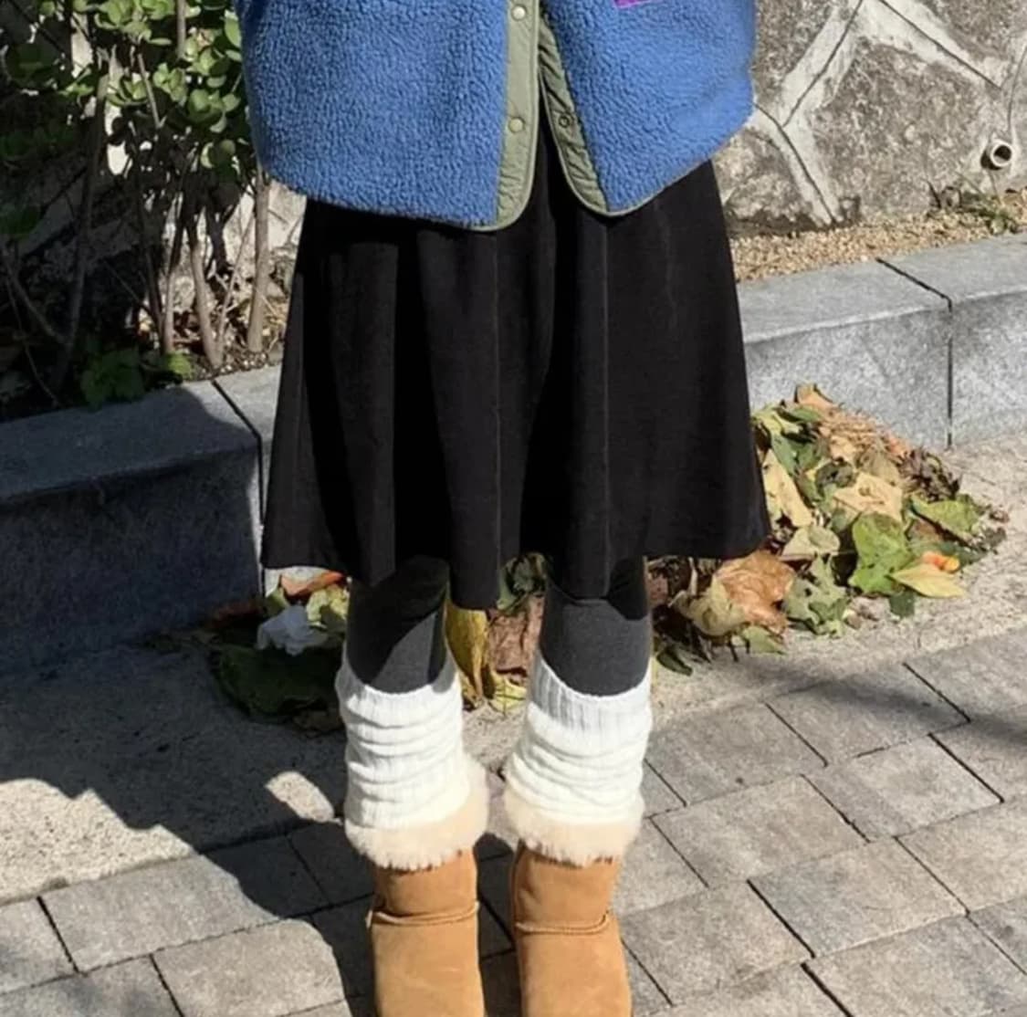 러브앤드팝 야구치 미디 스커트 빈티지 상품이미지1