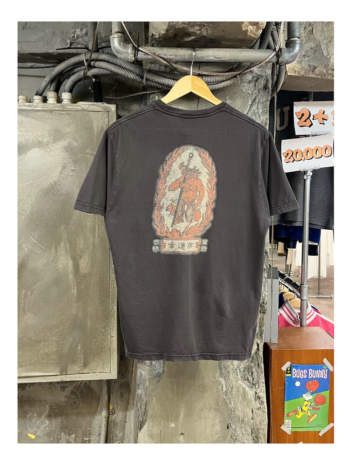 빈티지 USA 반팔티 차콜 S #csz4136 상품이미지1