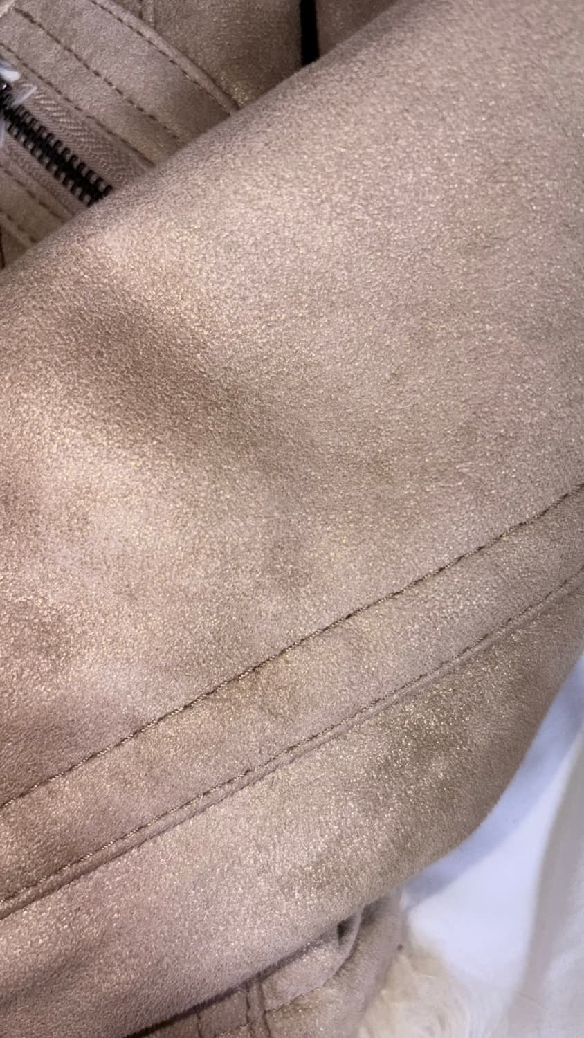 베이지 딱붙 퍼 무스탕갸루 오네갸루 라떼갸루 히메갸루 상품이미지3