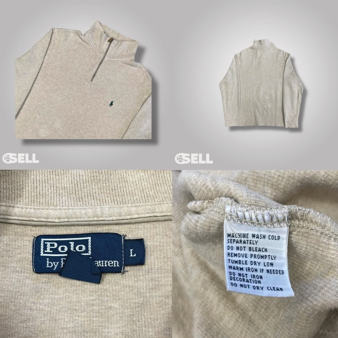 폴로 베이지 반집업 상품이미지2