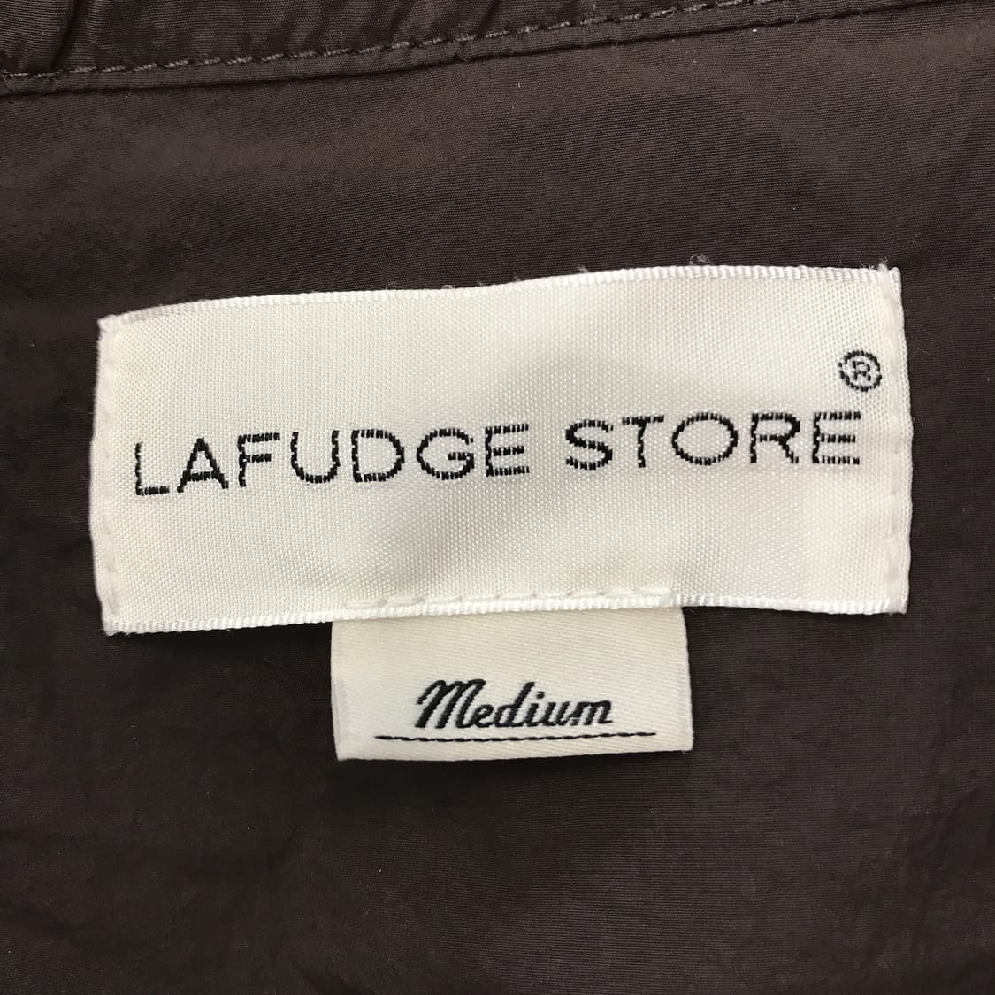 라퍼지스토어 크롭우븐 셔링 바람막이자켓 [M] 상품이미지4