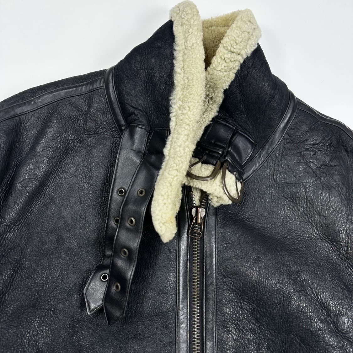 오리지널 미군 TYPE B-3 양가죽 무스탕 2XL 상품이미지6