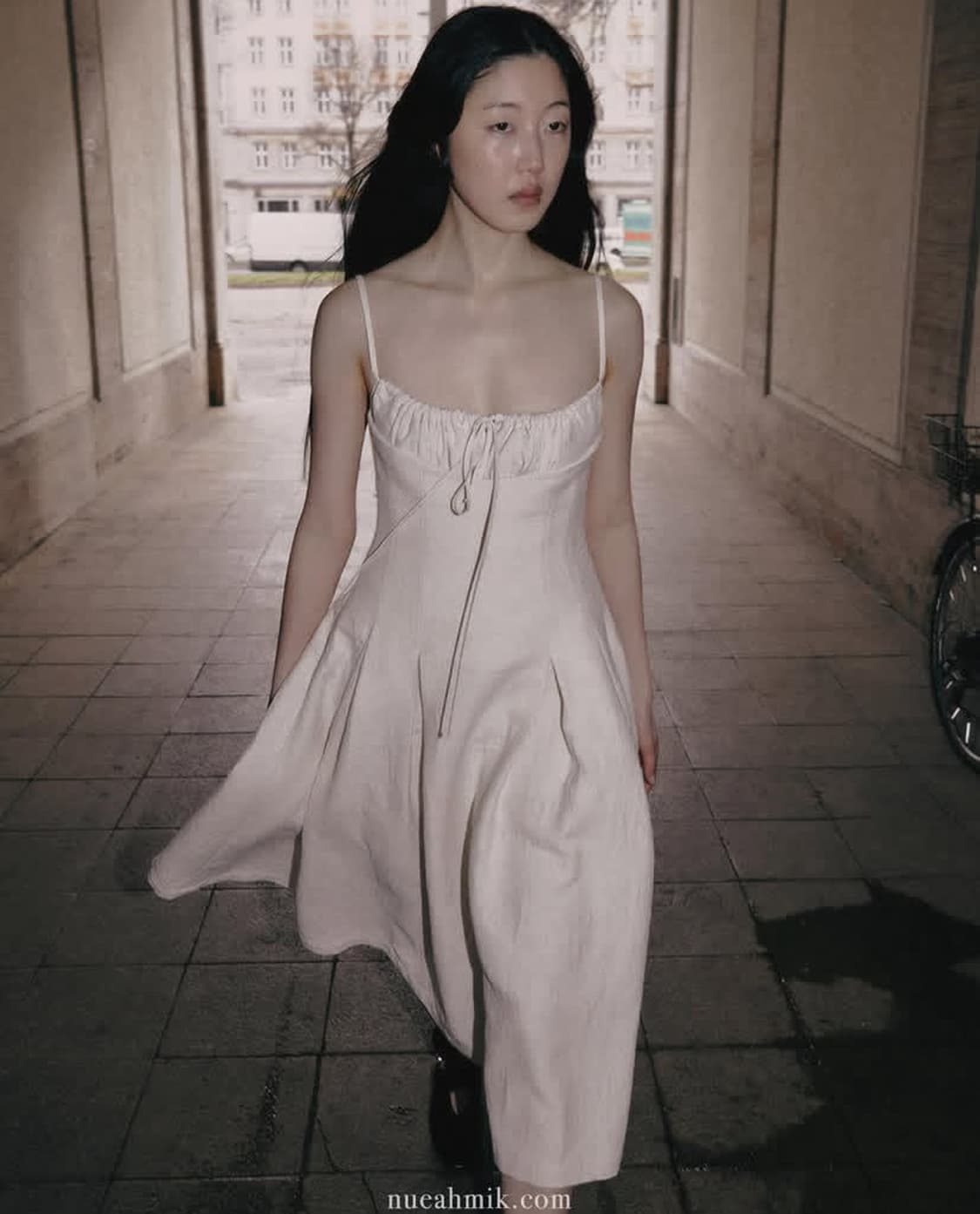 누아믹 원피스 [티파니 착용] Levé Dress Ivory 상품이미지5