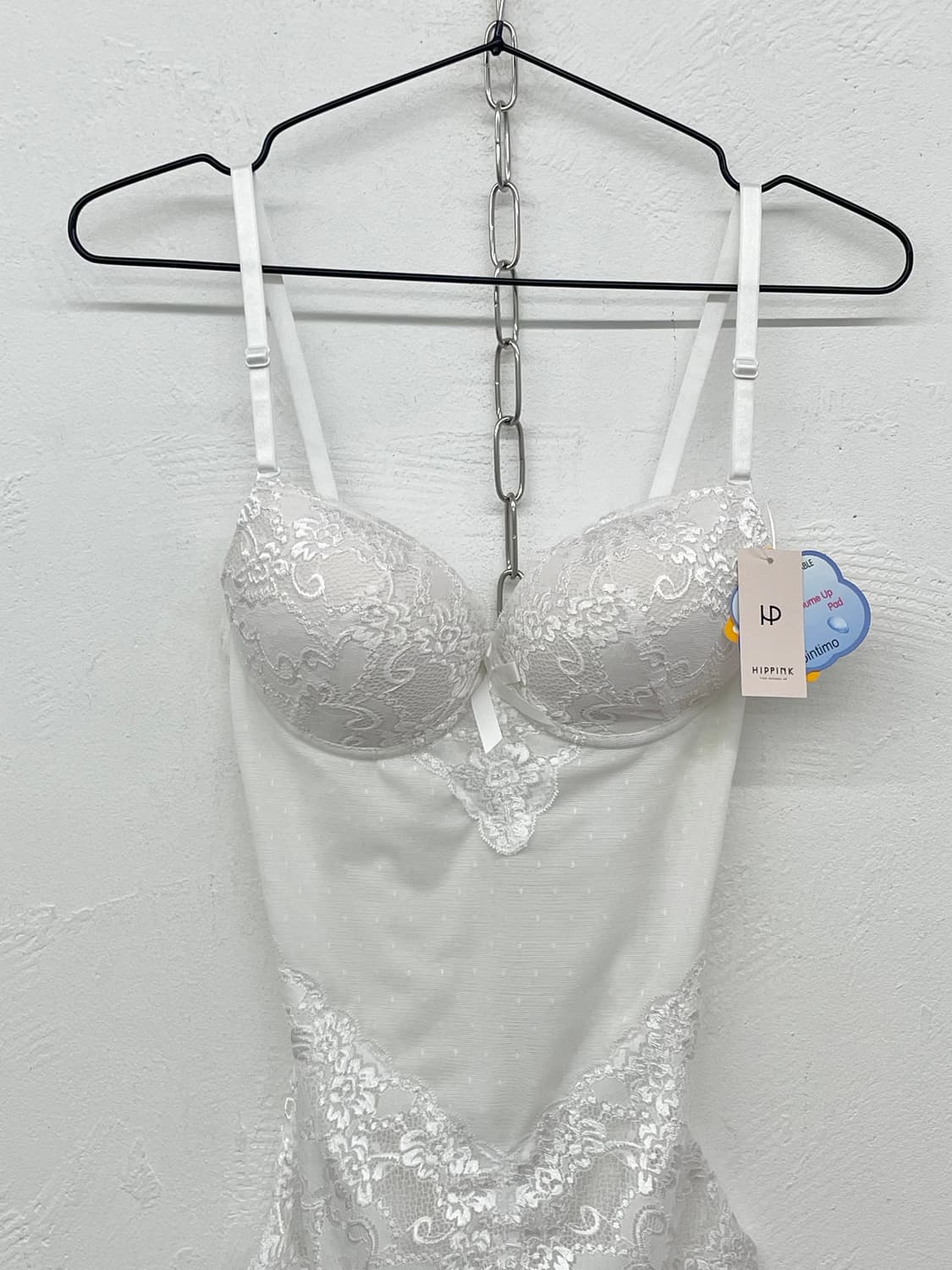 화이트페어리 레이스 바디수트 상품이미지5