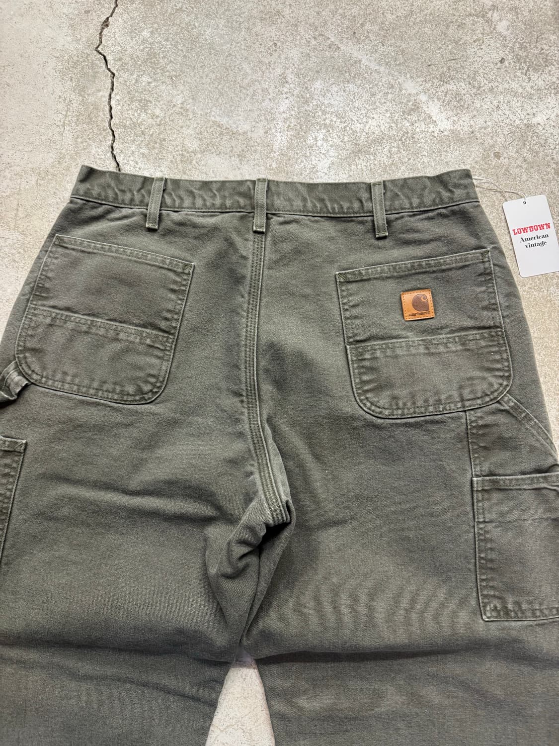 칼하트 B111 MOS 플란넬 라이닝 싱글니 상품이미지7