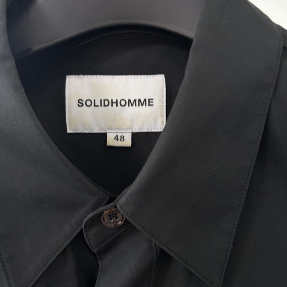 솔리드옴므 패치워크 셔츠 상품이미지7