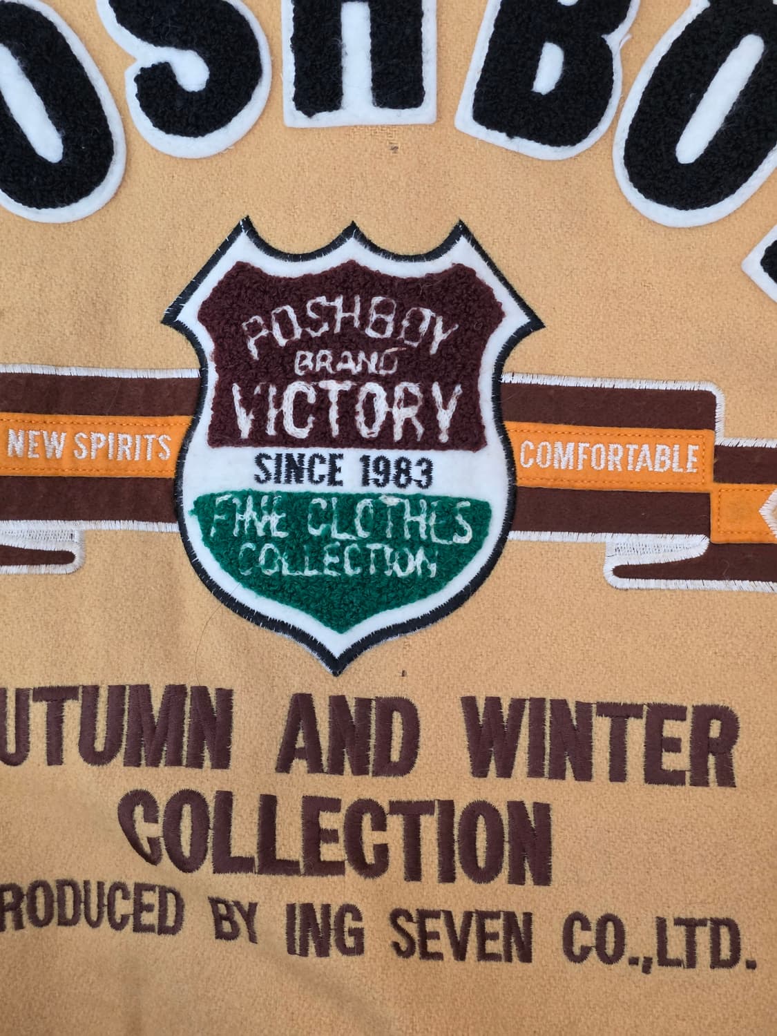 Poshboy stadium Leather jacket 상품이미지8