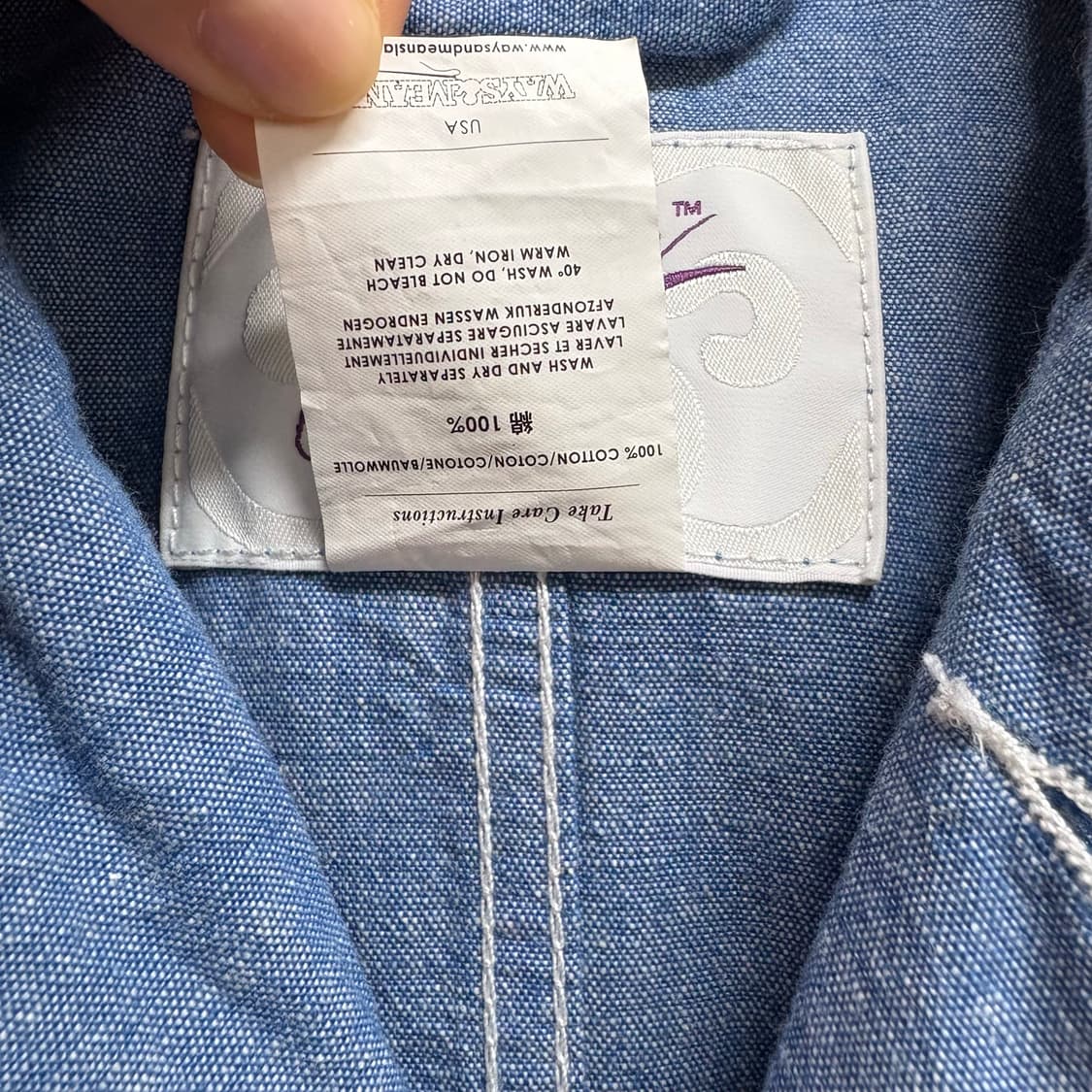GARBSTORE 가브스토어 데님 워크 자켓 XS 상품이미지3