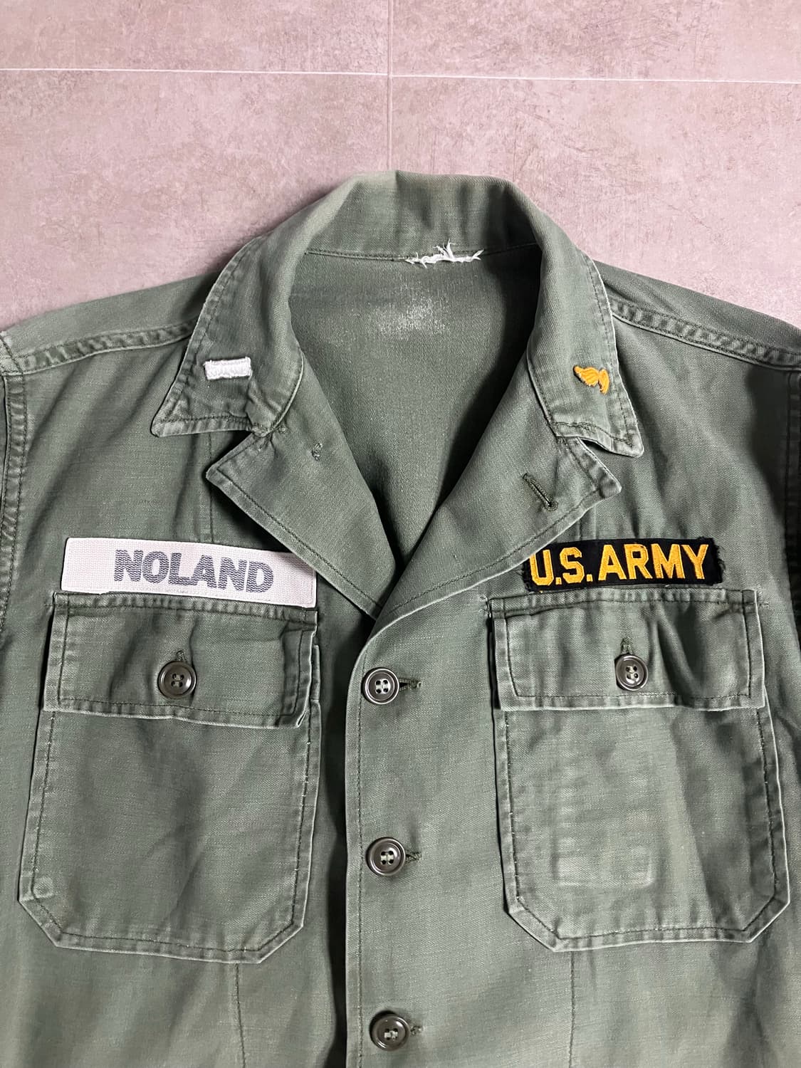 50s us army og107 퍼티그 셔츠 상품이미지2