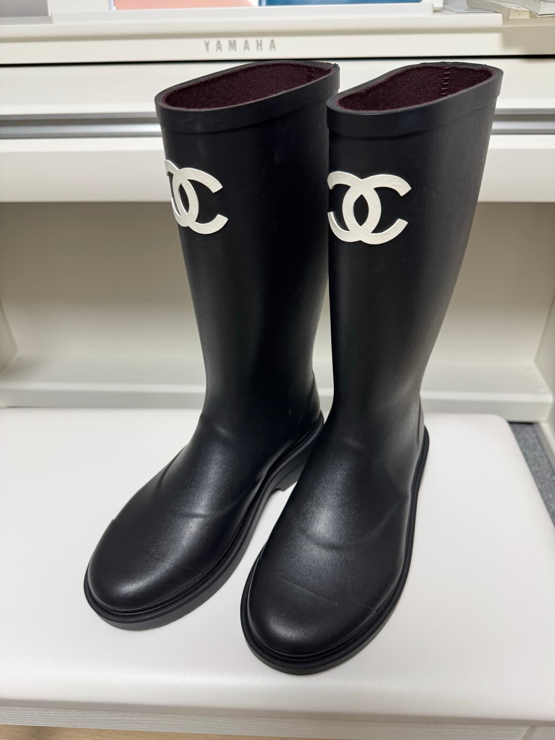 샤넬 러버부츠 레인부츠 37 새상품 상품이미지1