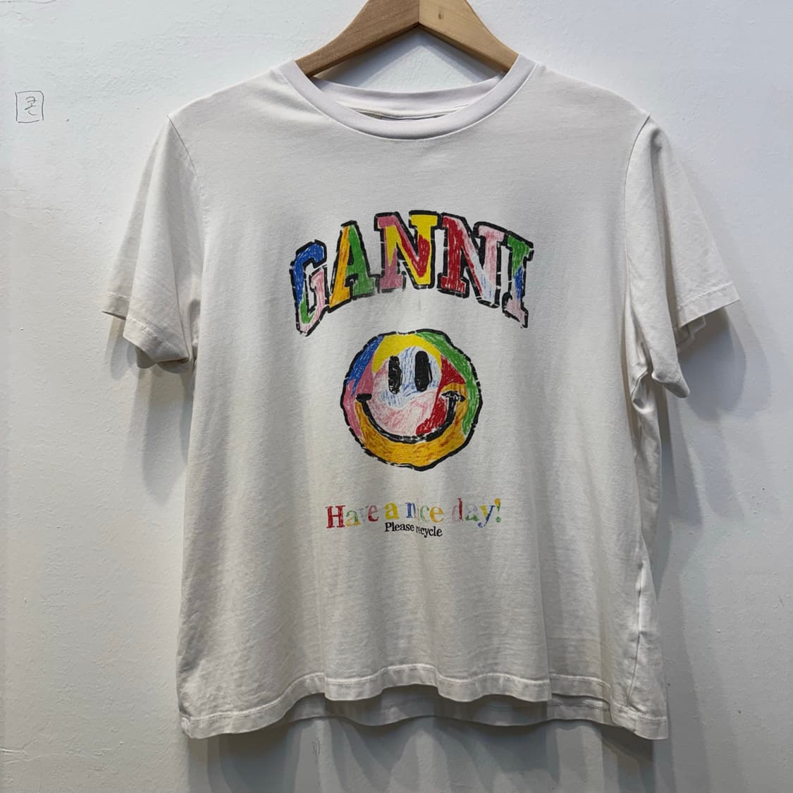 GANNI 스마일 반팔 L 상품이미지1