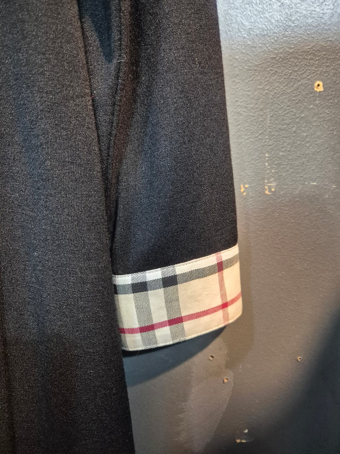 Barbie 블랙 체크 롱 셔츠 원피스 77 상품이미지5