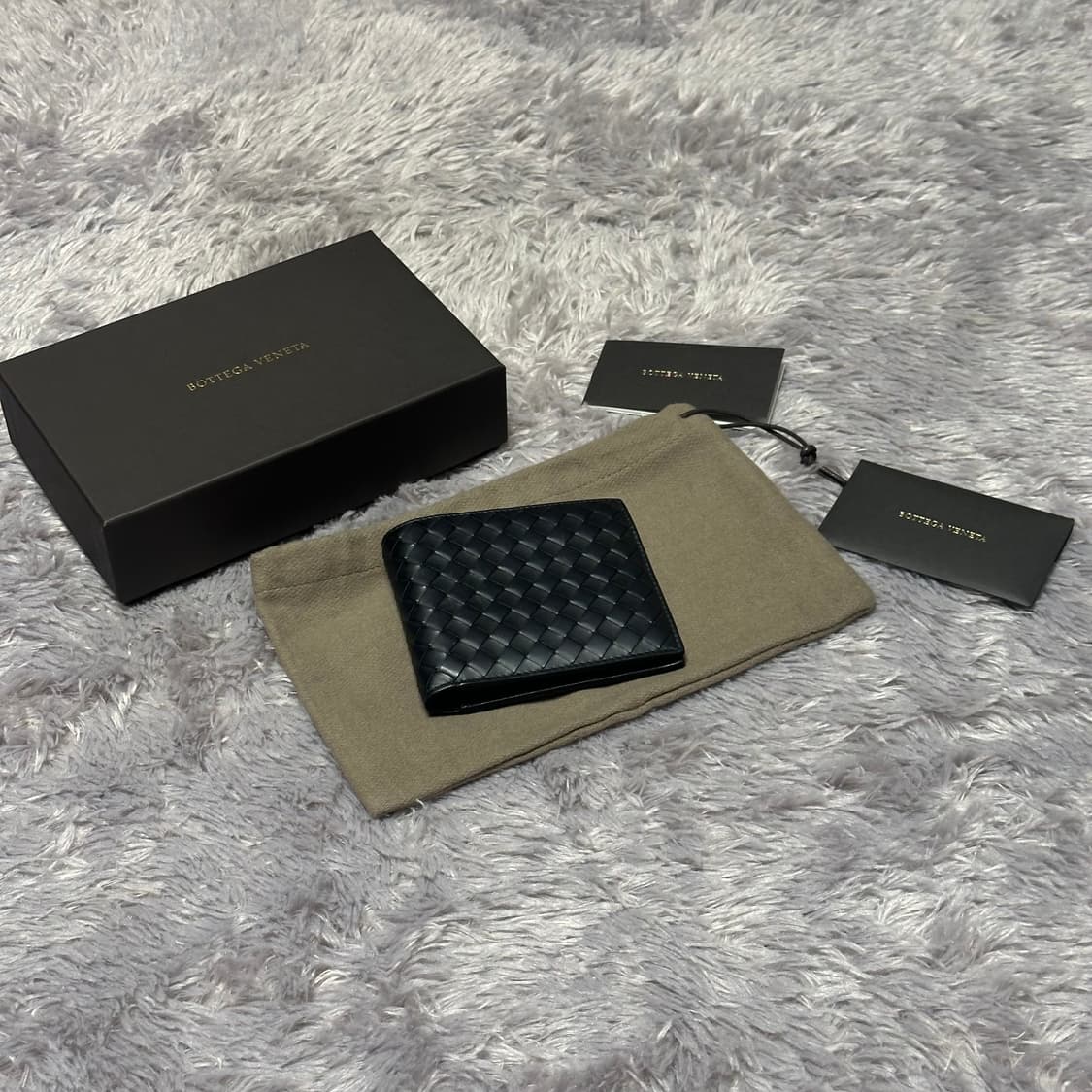 [풀구성] 보테가베네타 인트레이치아토 반지갑 블랙 상품이미지8
