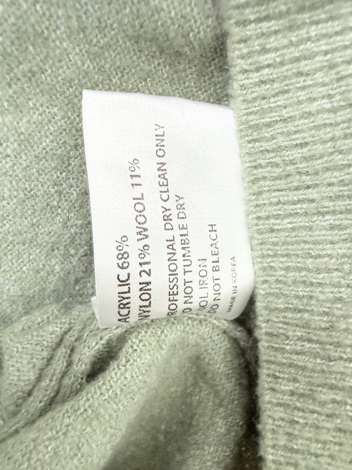 낫띵리튼 버튼 카라니트 상품이미지4