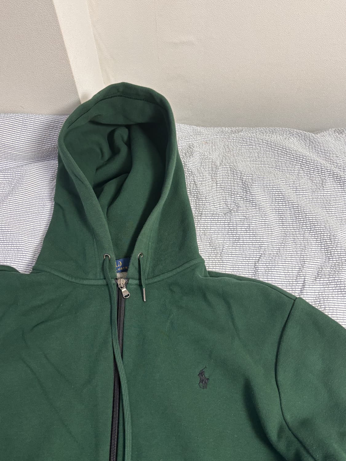 [Polo Ralph Lauren] 다크그린 기모 후드집업 (XL) 상품이미지1
