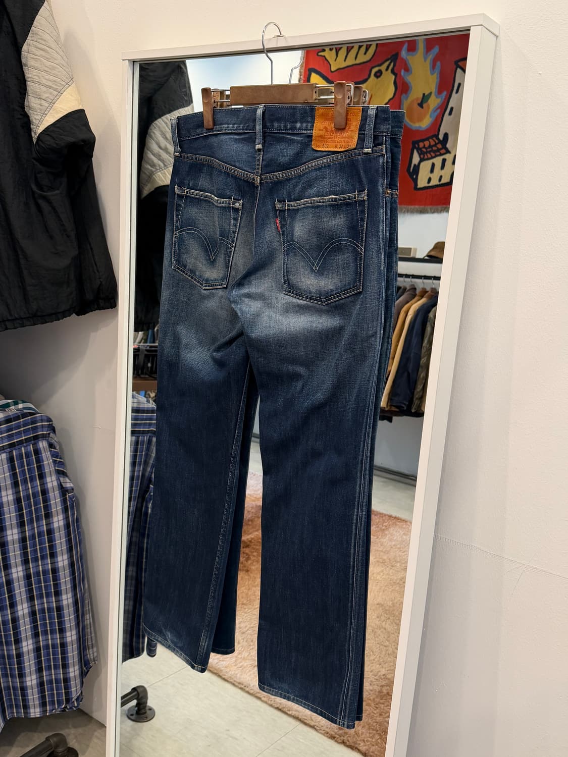 Levis 리바이스 502 빈티지 데님 팬츠 (33-34inch) 상품이미지5