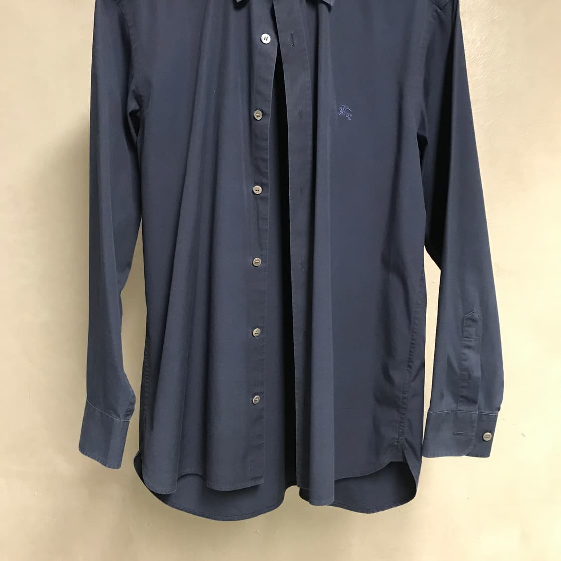버버리 네이비 셔츠 M 상품이미지3