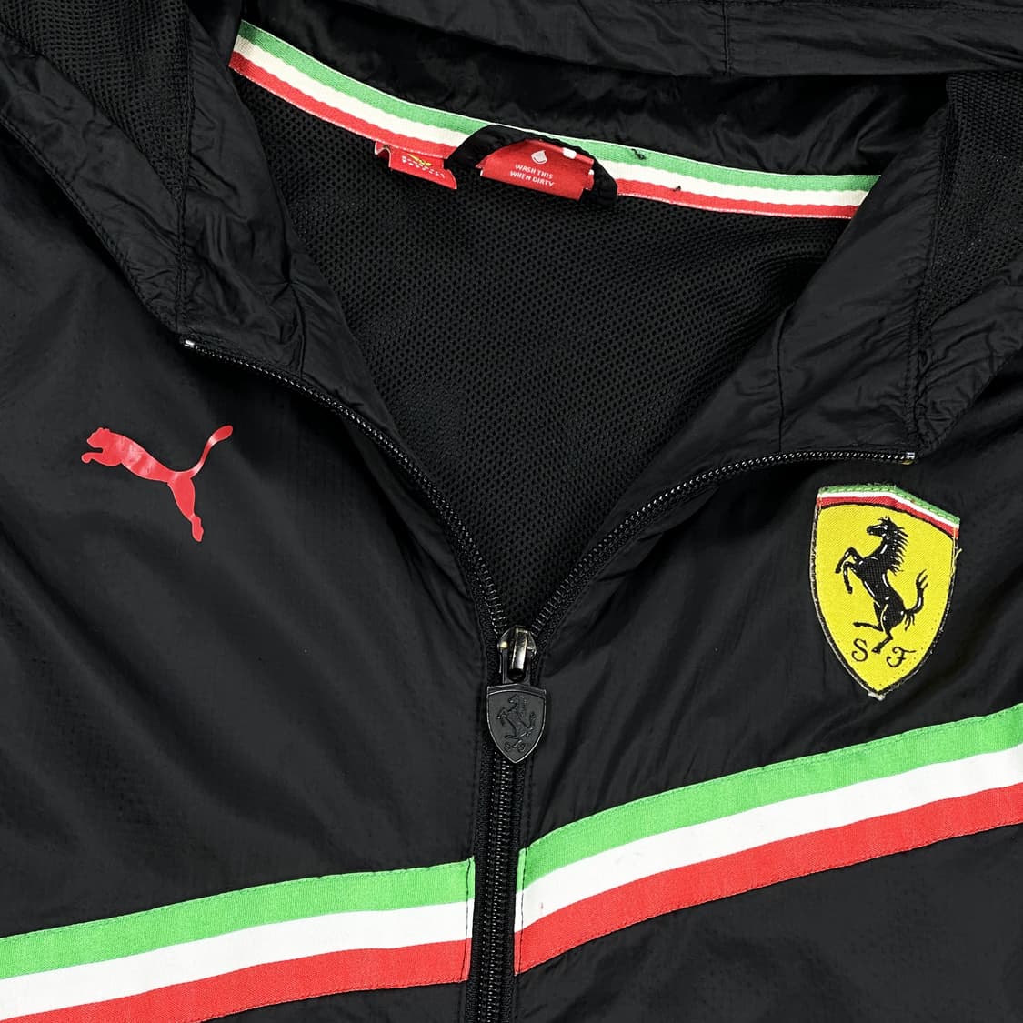 퓨마 페라리 F1 후디 바람막이 블랙 L 상품이미지3
