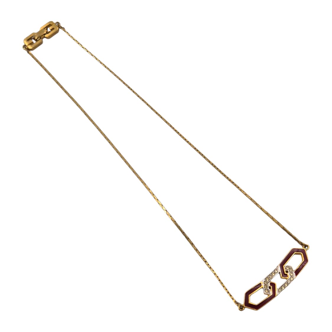 79s 지방시 g로고 레드 에나멜 파베 초커 상품이미지2