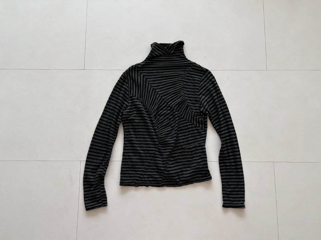 stripe turtleneck top 상품이미지2