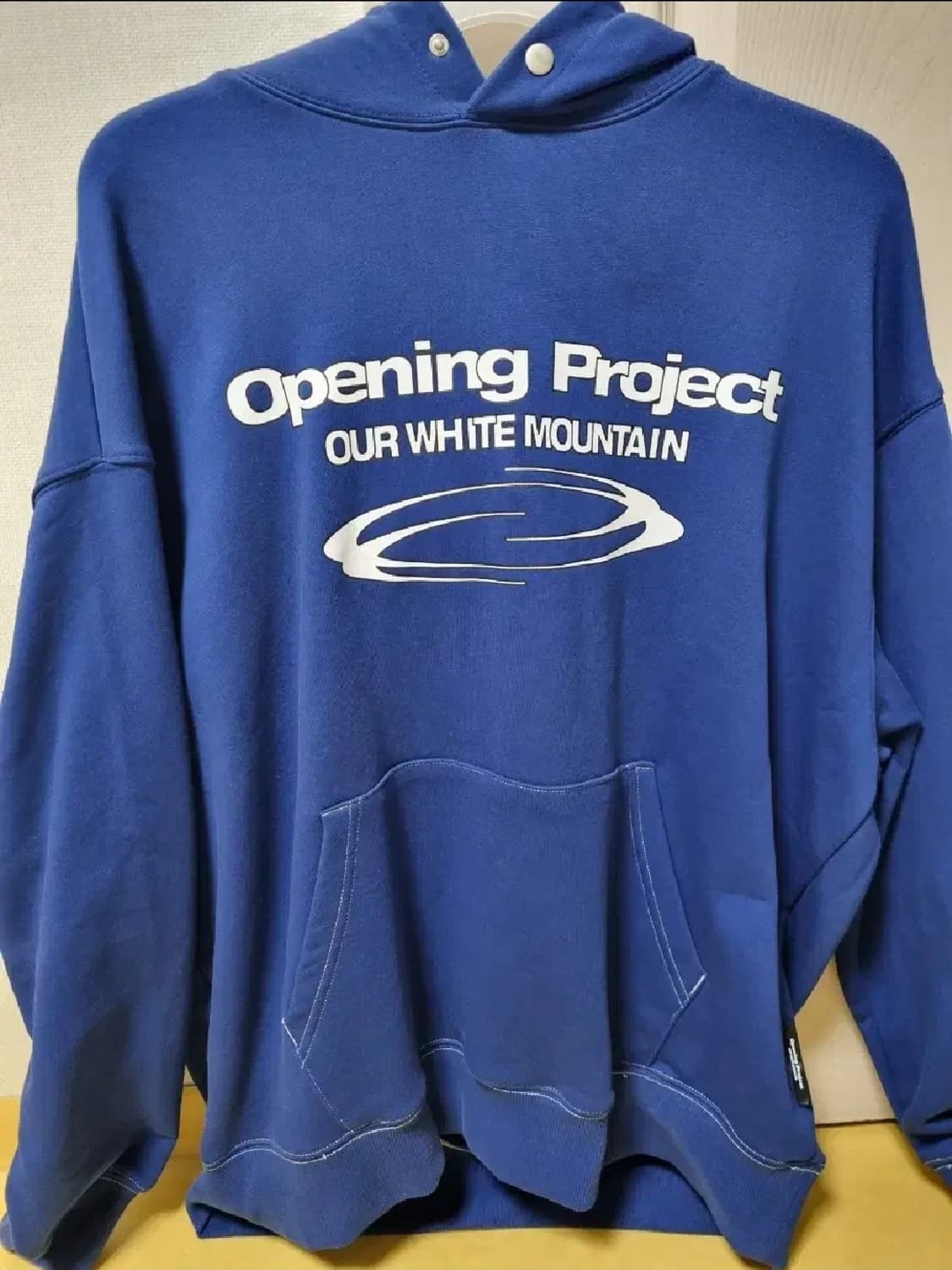 오프닝프로젝트 블루 후드 2사이즈 상품이미지1