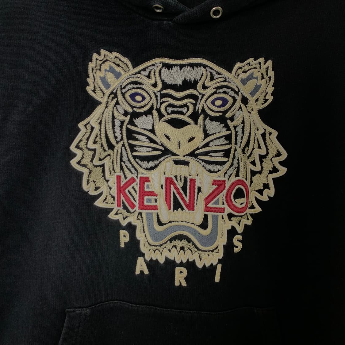 겐조 빅로고 블랙 후드티 상품이미지4