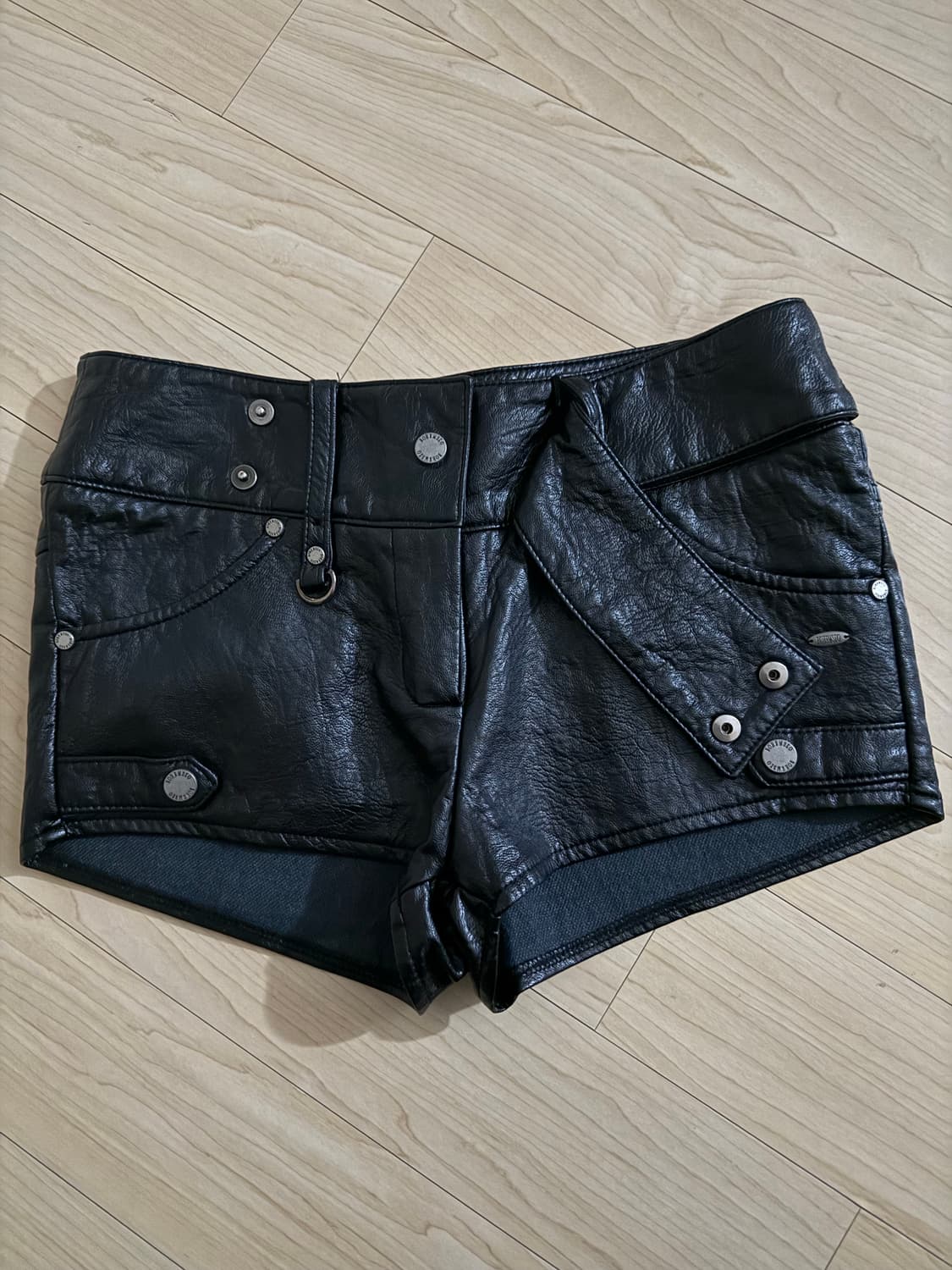 Motorcycle leather shorts 상품이미지2