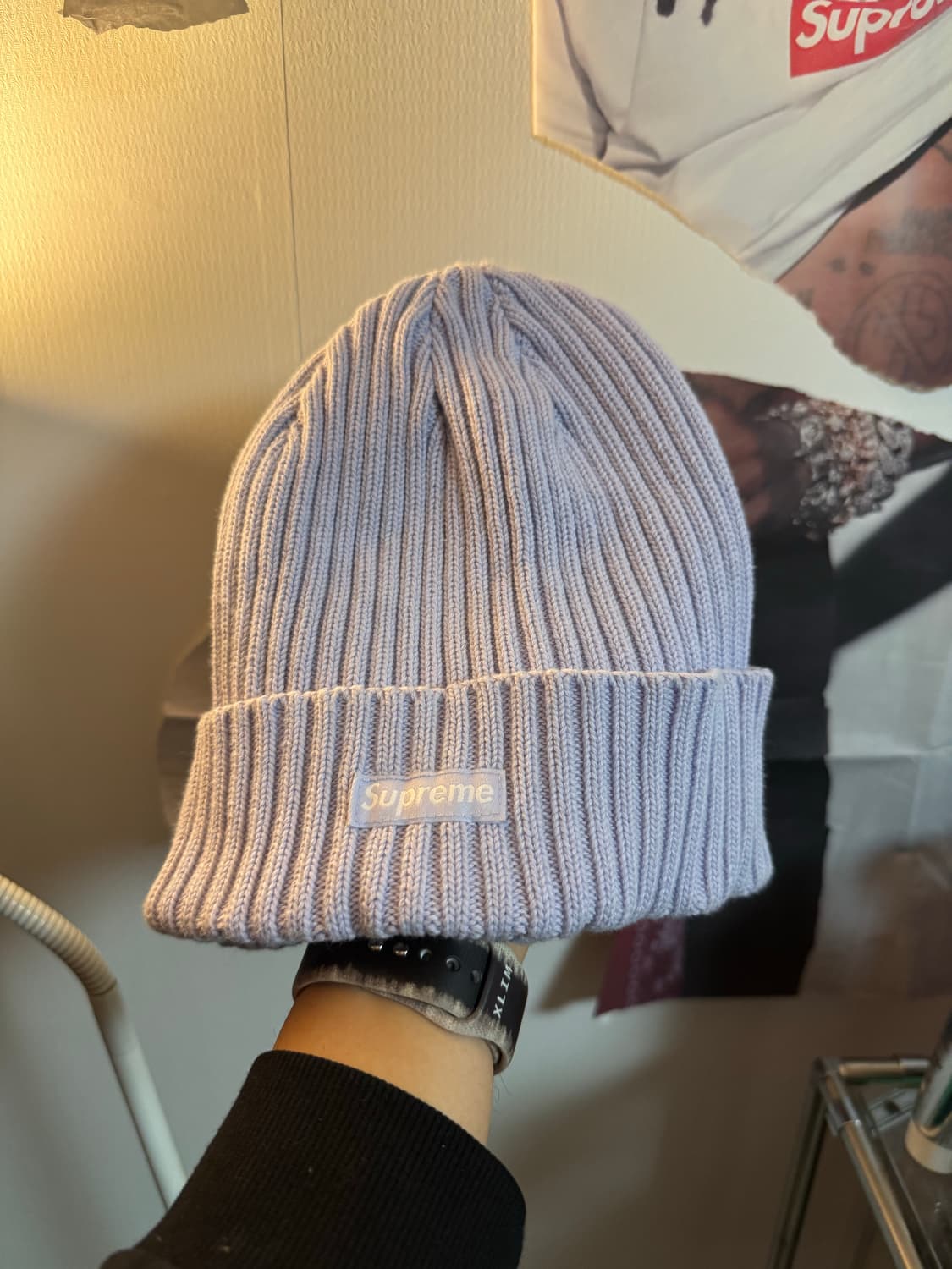 슈프림 24SS 오버다이드 비니 라벤더 상품이미지2