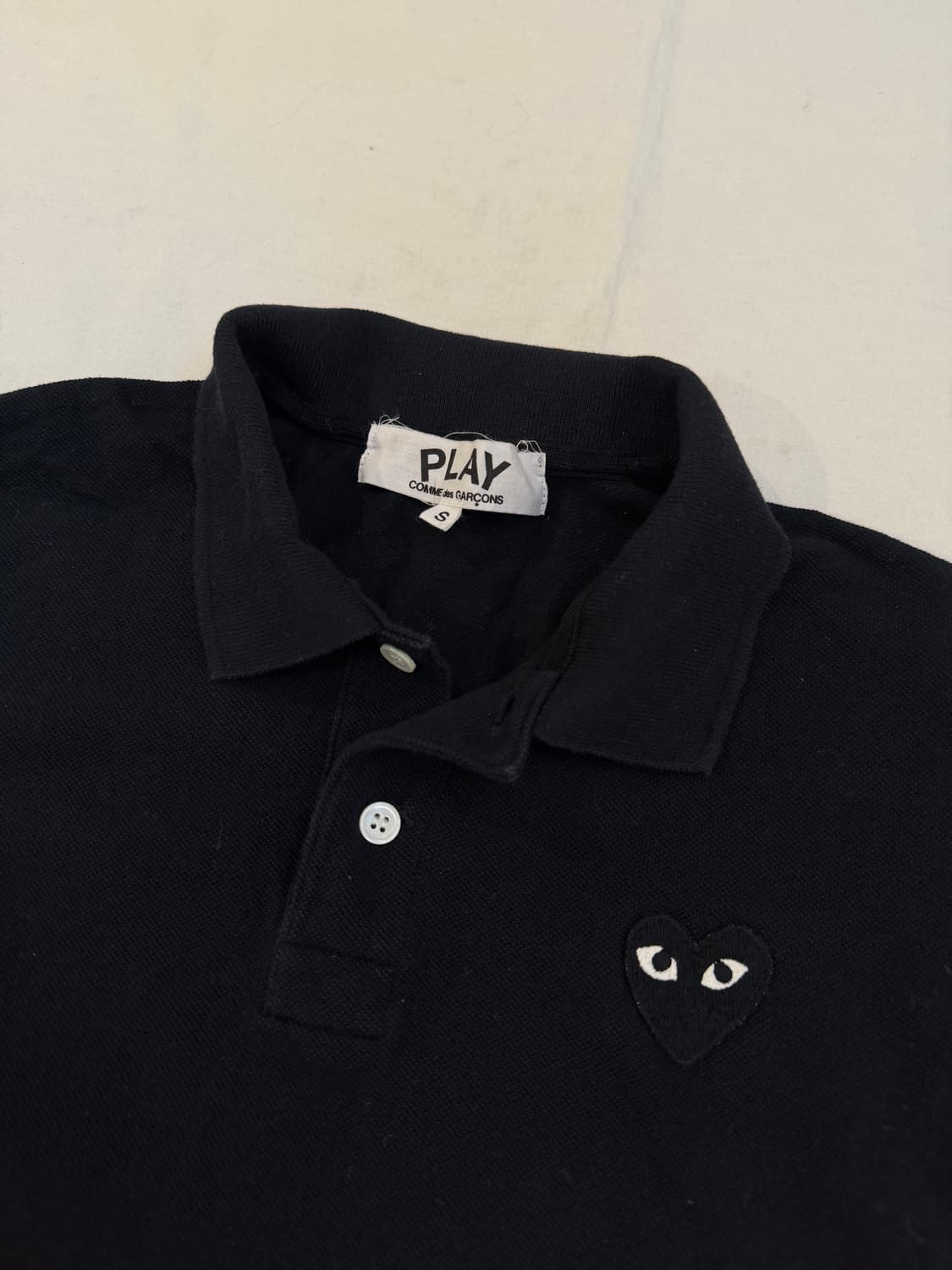 꼼데가르송 플레이 카라티 블랙 상품이미지2