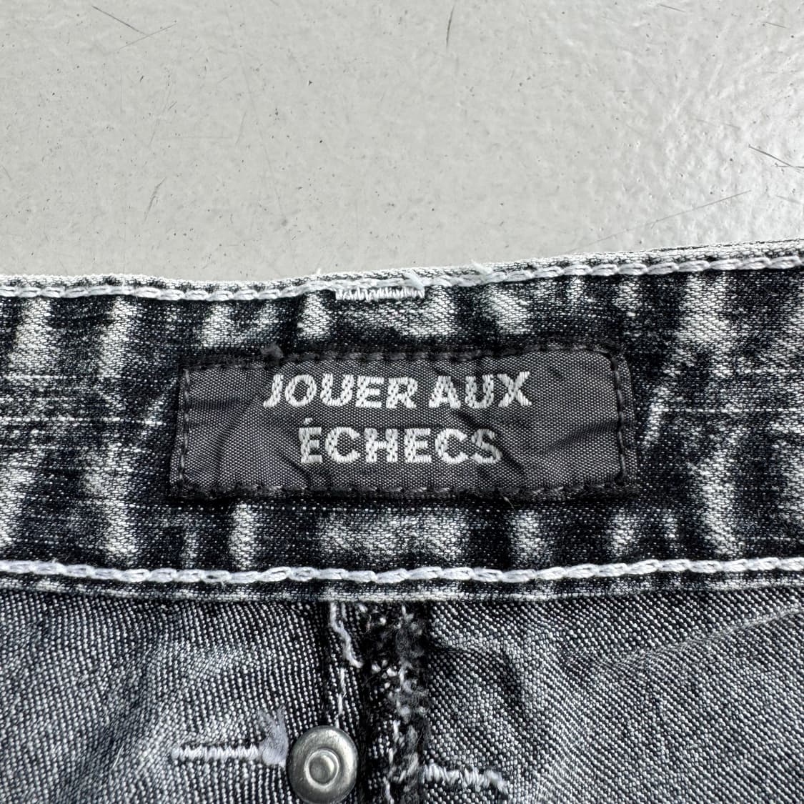Jouer aux echecs 제팬 플레어 부츠컷 Y2K 데님팬츠 상품이미지7