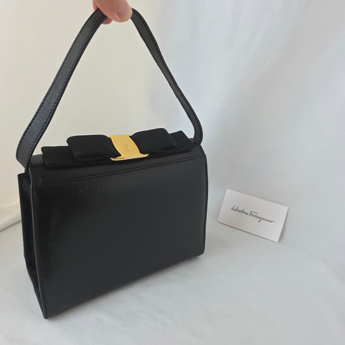 [정품 Ferragamo]페레가모 바라리본 2way백 토트 크로스백 상품이미지3