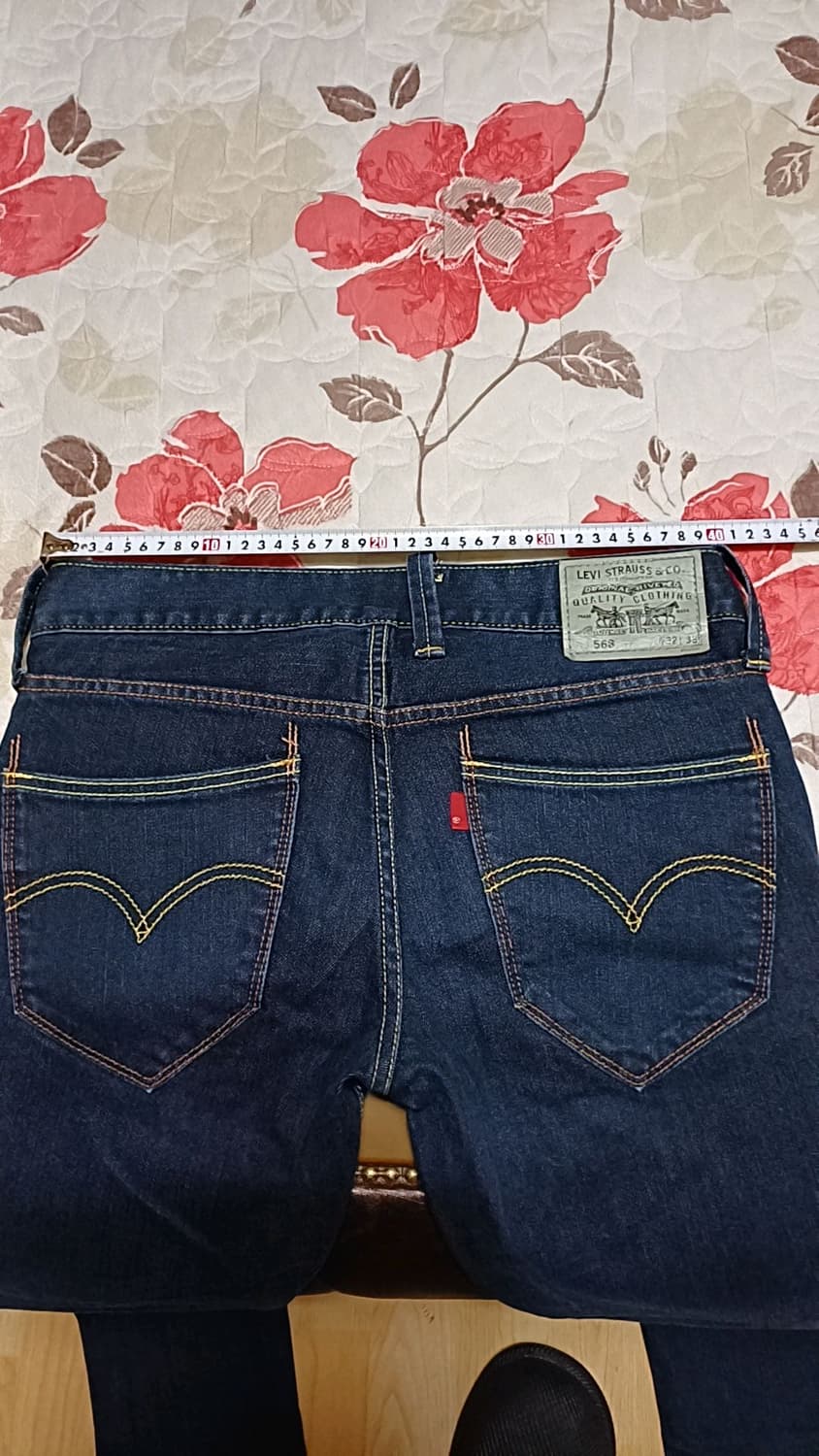 리바이스 슬림청바지 실측31인치 기장106 상품이미지5