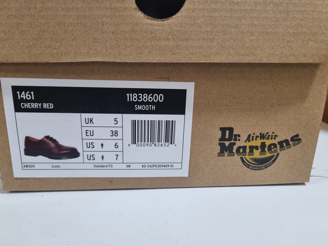 닥터마틴 1461 체리레드 240사이즈 상품이미지3