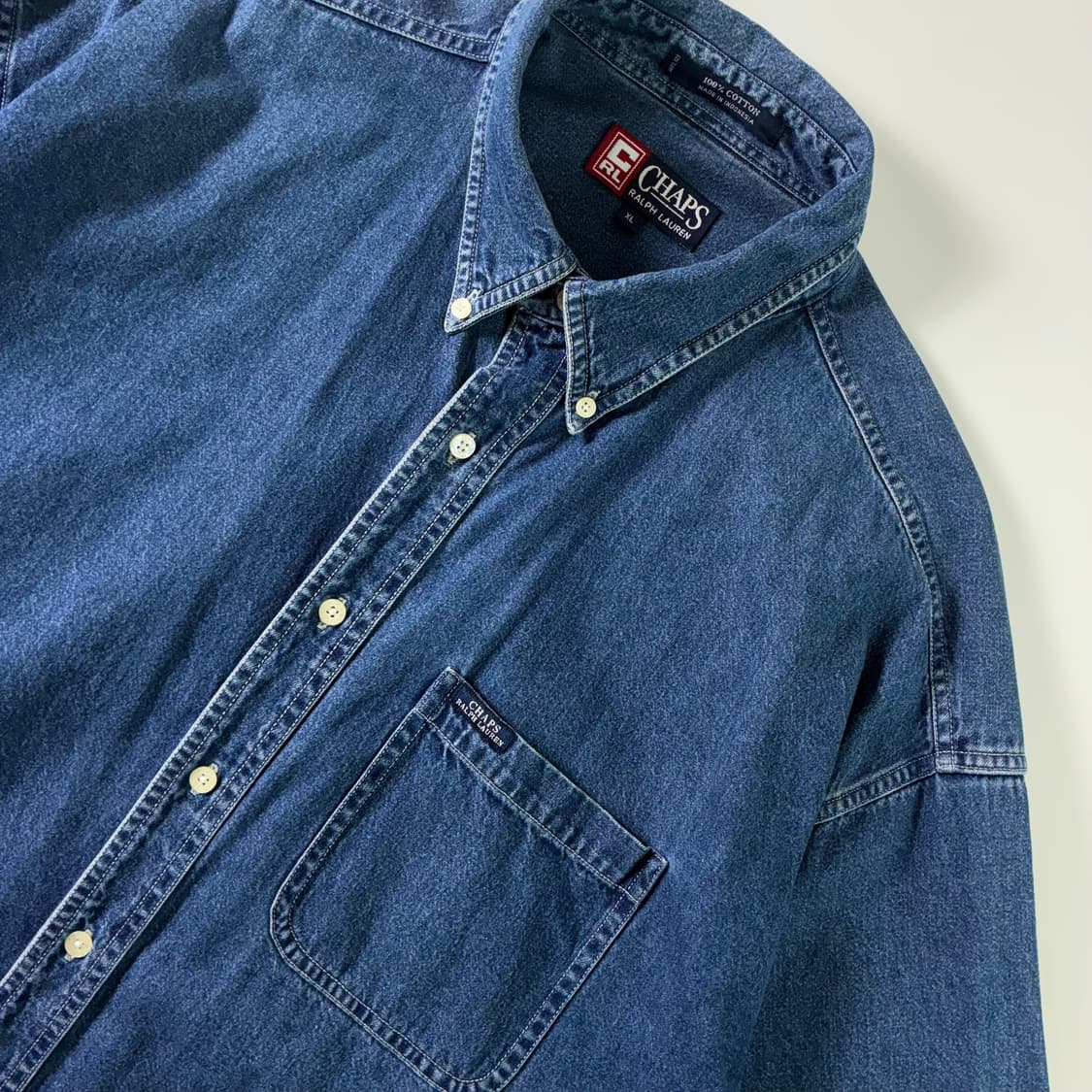 Chaps  챕스 90,s 랄프로렌 데님 셔츠  상품이미지3