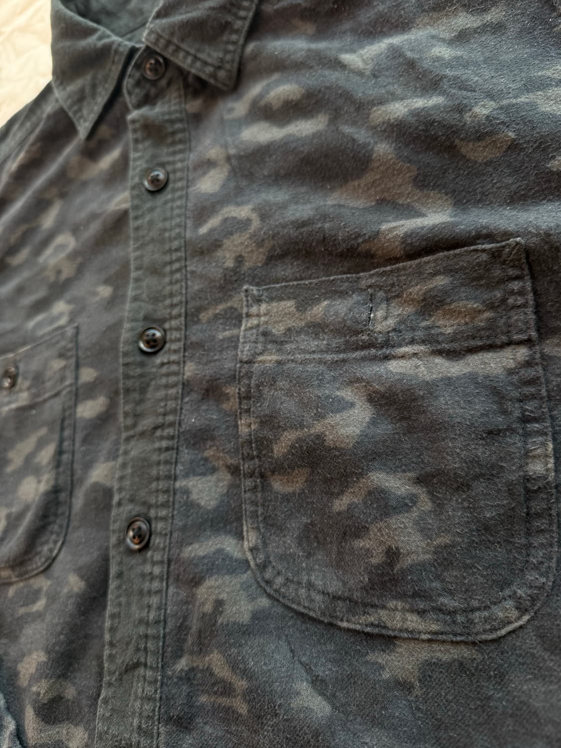 카모 패턴 셔츠 상품이미지2