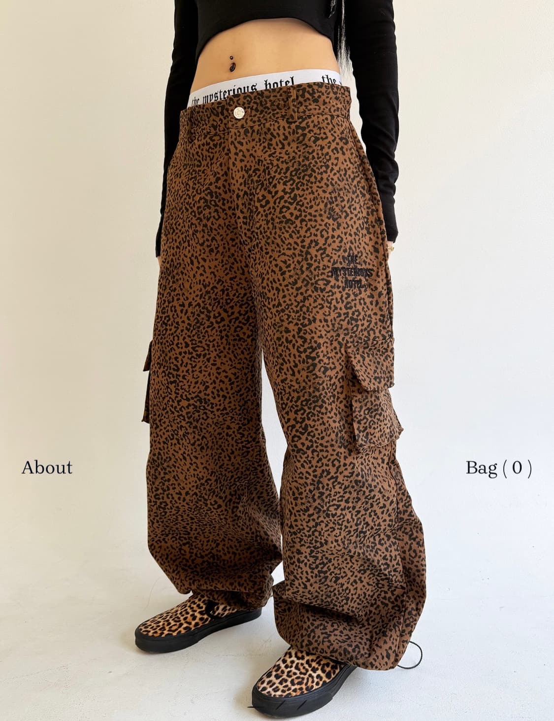 미스테리어스호텔 LEOPARD WORK PANTS 상품이미지2