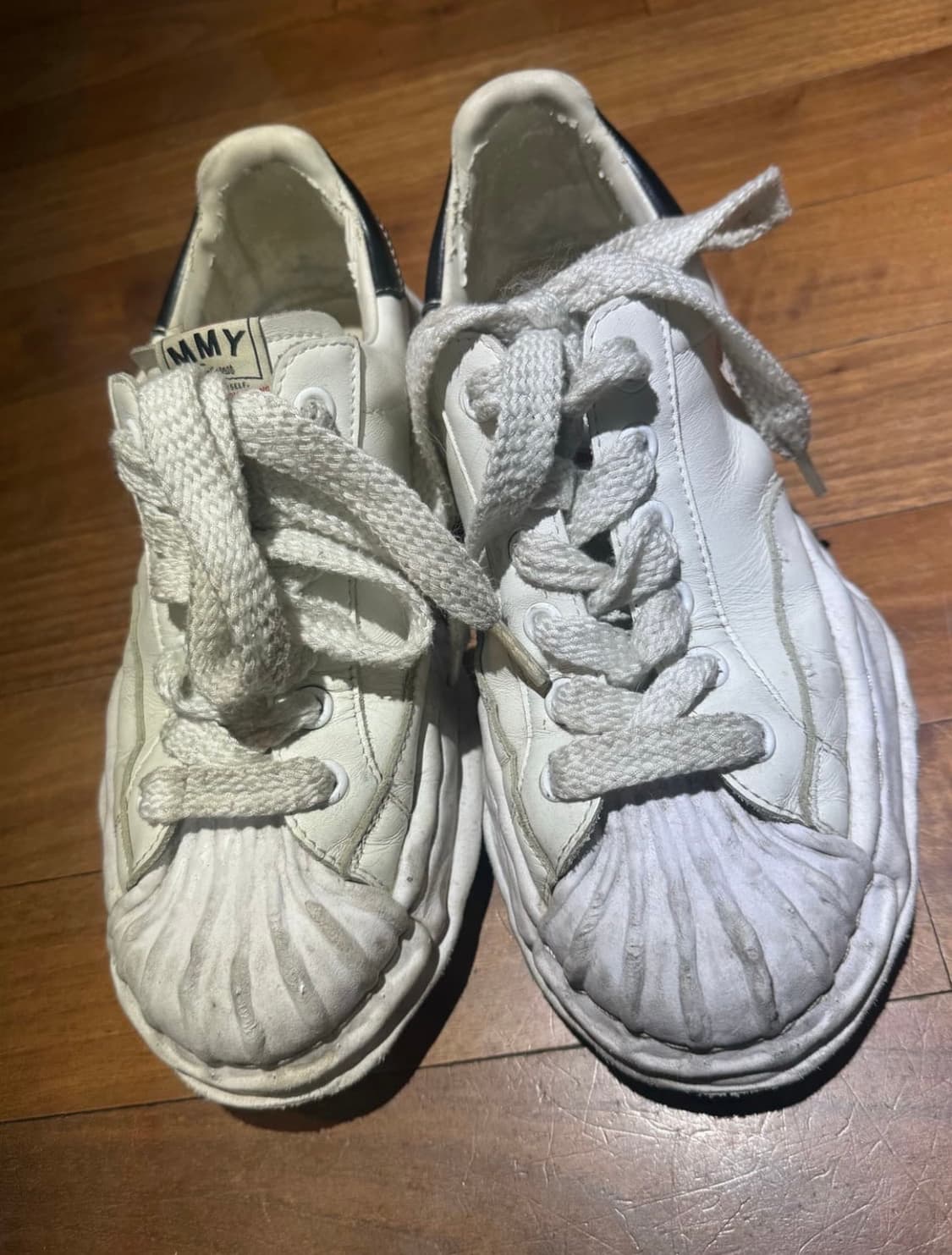 미하라 야스히로 블레이키 레더화이트 42사이즈판매 상품이미지1