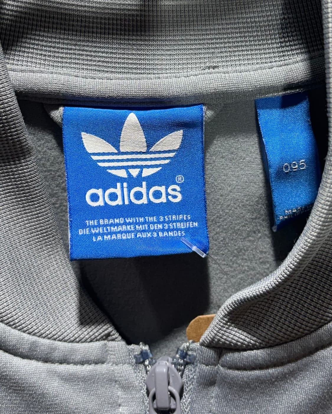 M 아디다스 파이어버드 형광라인 그레이 트랙탑 상품이미지5