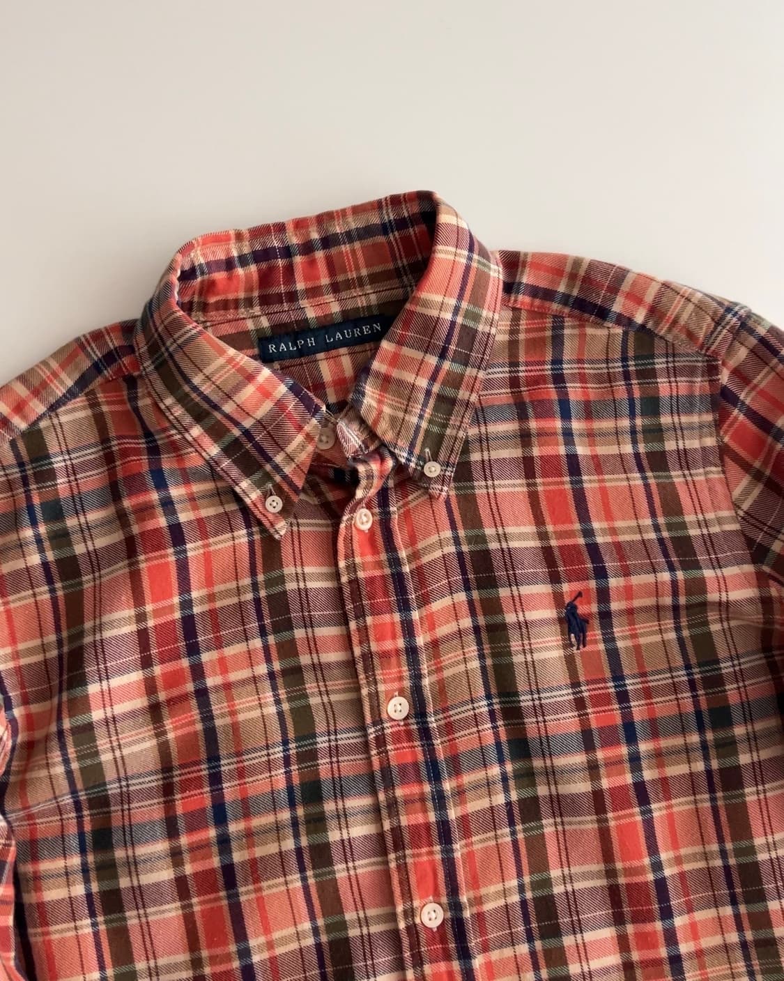 폴로 랄프로렌 여성 플란넬 셔츠 m 상품이미지2